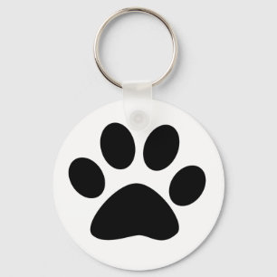 Pootafdrukpatroon Hond Moeder Vader Kerst Favoriet Sleutelhanger