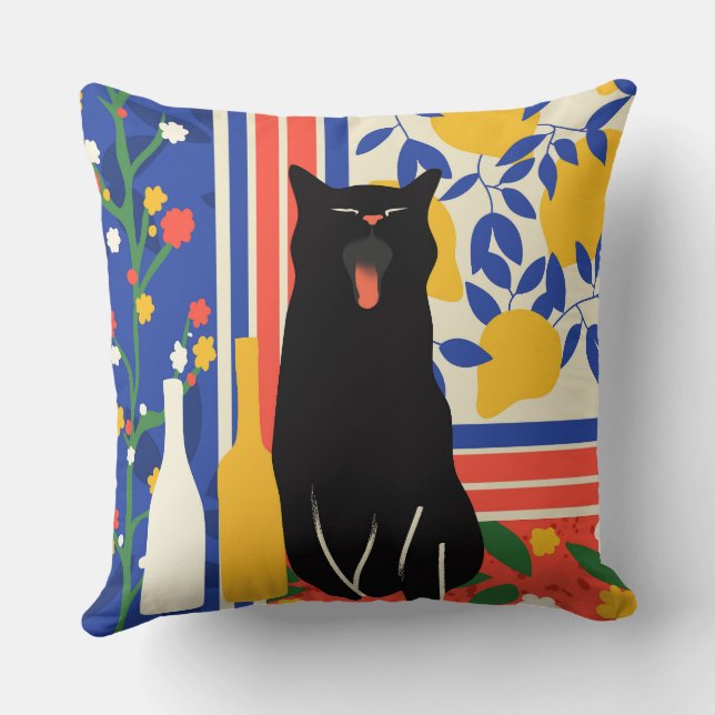 Pootjes en patronen kussen (Achterkant)