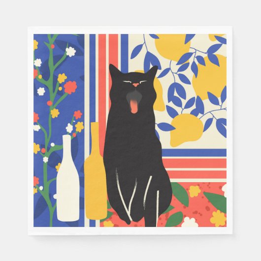 Pootjes en patronen servet (Voorkant)