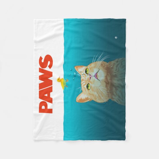 Pootjes! Fleece Deken (Voorkant)