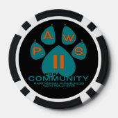 POOTJES SPEELKAARTEN POKER CHIPS (Achterkant)