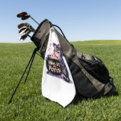 Pootjes van mijn drankje, Kawaii Halloween Witch C Golfhanddoek (Groen)