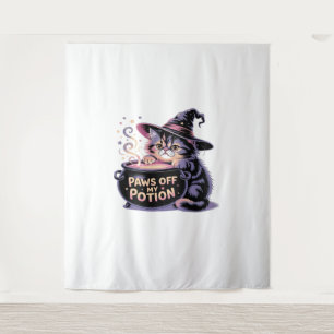 Pootjes van mijn drankje, Kawaii Halloween Witch C Wandkleed