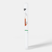  pootverpakkingslabelkunst, volkbloemen Case-Mate iPhone case (Achterkant / Links)