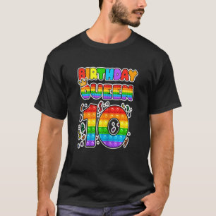 Pop 10e verjaardag koningin 10 jaar oud meisje Fid T-shirt
