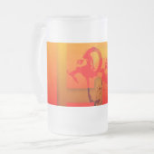 Pop 2015 Ram Sheep Goat Year - Frosted Glass Mok (Voorkant links)