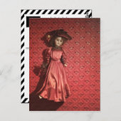 pop aan de muur briefkaart (Voorkant / Achterkant)