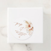 Pop als ze Boho Pampas krijgt Pop Bedankjes Labels (In situ)