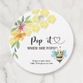 Pop als ze pop bedankjes labels (Voorkant)