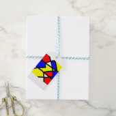 Pop-art96 Cadeaulabel (Met Touw)