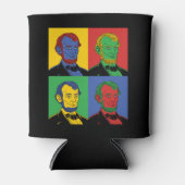 Pop Art Abraham Lincoln Blikjeskoeler (Voorkant)