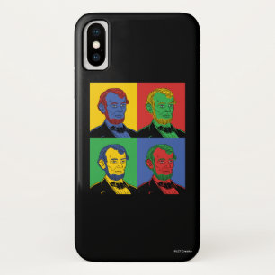 Pop Art Abraham Lincoln iPhone X Hoesje