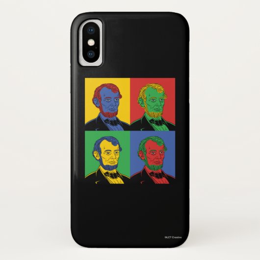 Pop Art Abraham Lincoln Case-Mate iPhone Case (Achterkant)