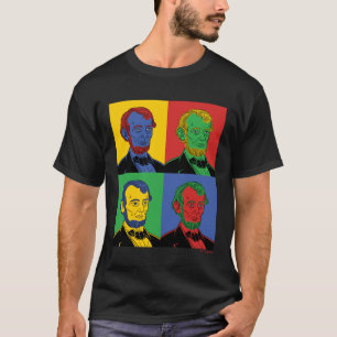 Pop Art Abraham Lincoln T-shirt