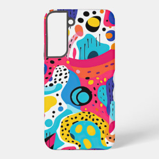 Pop Art Abstract Patroon, Pop Art geïnspireerd Pat Samsung Galaxy Hoesje