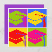 Pop Art Afstudeerder Kaart (Voorkant / Achterkant)