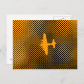 Pop Art Airplane Briefkaart (Voorkant / Achterkant)