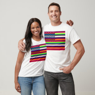 Pop Art American Flag T-shirt