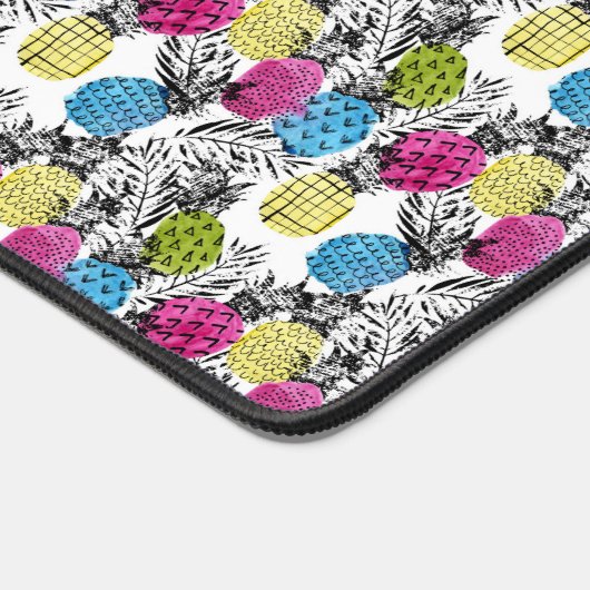 Pop Art Ananas Et Palm Feuilles (Coin)