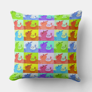 Pop Art Apple Accent Pillow Kussen