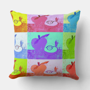 Pop Art Apple MoJo Coussin