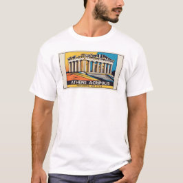 Pop-Art Athens Parthenon 1 T-shirt