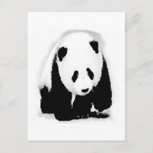 Pop Art Baby Panda Briefkaart