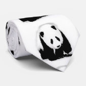 Pop Art Baby Panda Cravates (Roulé)
