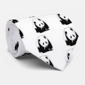 Pop Art Baby Panda Stropdas (Opgerold)