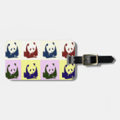 Pop Art Baby Pandas Bagagelabel (Voorkant horizontaal)
