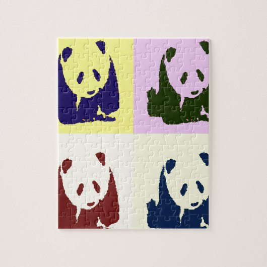 Pop Art Baby Pandas Legpuzzel (Verticaal)