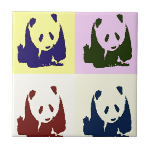 Pop Art Baby Pandas Tegeltje