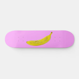 Pop Art Banana in geel Skateboard