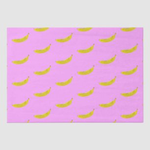 Pop Art Banana Pattern Tissuepapier