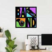 POP ART BAND POSTER (Thuiskantoor)