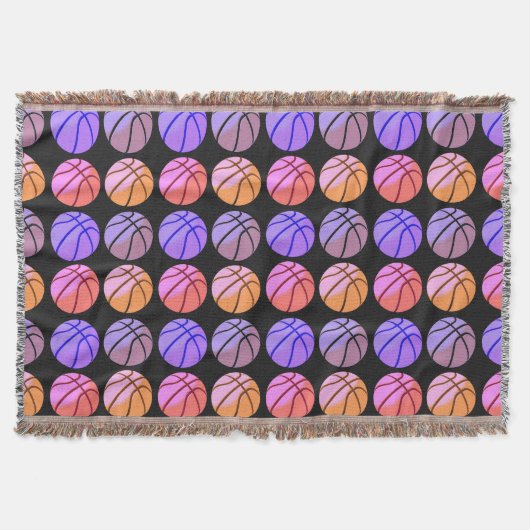 Pop Art Basketbal Deken (Voorkant)