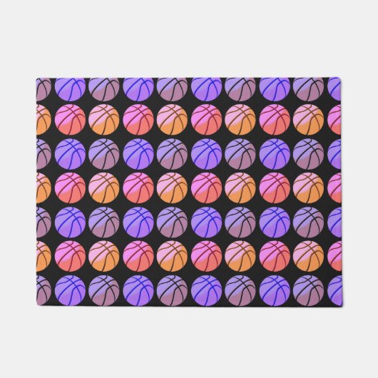 Pop Art Basketbal Deurmat (Voorkant)