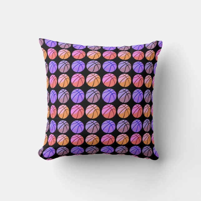 Pop Art Basketbal Kussen (Voorkant)