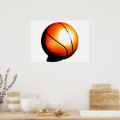 Pop Art Basketbal Poster (Keuken)