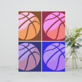 Pop Art Basketball (Staand voorkant)
