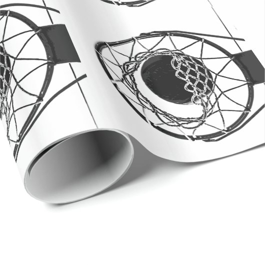 Pop Art Basketball Cadeaupapier (Rol Hoek)