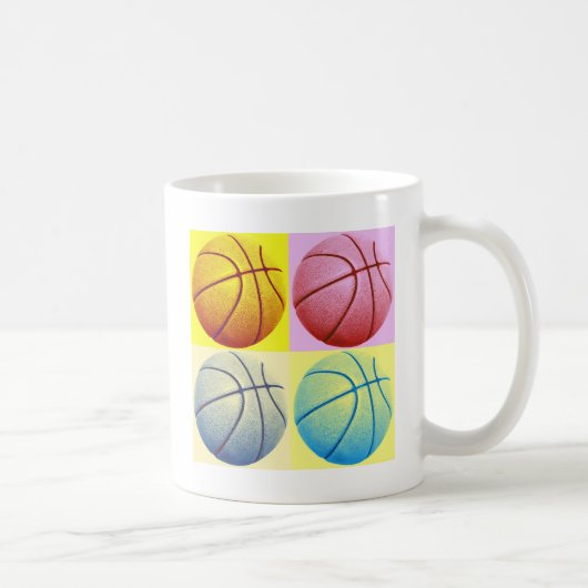 Pop Art Basketball Koffiemok (Rechts)