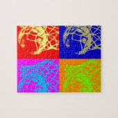 Pop Art Basketball Legpuzzel (Horizontaal)