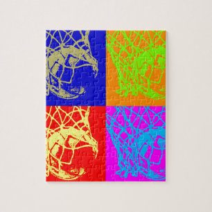 Pop Art Basketball Legpuzzel