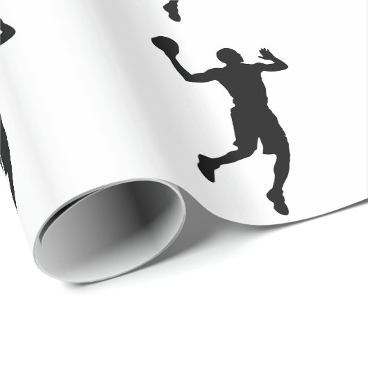 Pop Art Basketball Player Silhouette Cadeaupapier (Rol Hoek)