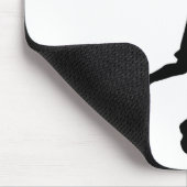 Pop Art Basketball Player Silhouette Muismat (Hoek)