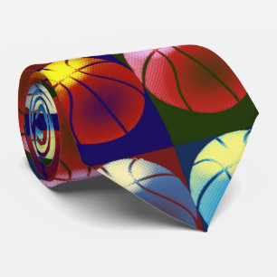 Pop Art Basketball Stropdas