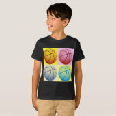 Pop Art Basketball T-shirt (Voorkant volledig)
