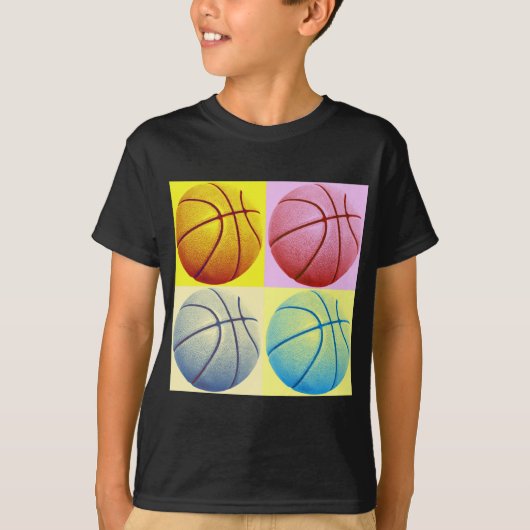 Pop Art Basketball T-shirt (Voorkant)