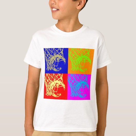 Pop Art Basketball T-shirt (Voorkant)